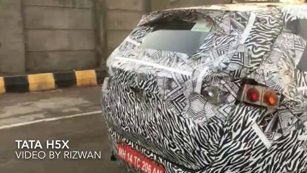 Tata H5X SUV Spotted Testing Again — To Rival Hyundai Creta Facelift