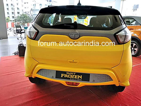 Tata Nexon SRT Frozen Edition Spotted At Dealership
