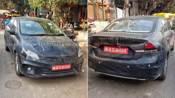 2018 Maruti Ciaz Facelift Spotted Again - Interior Revealed