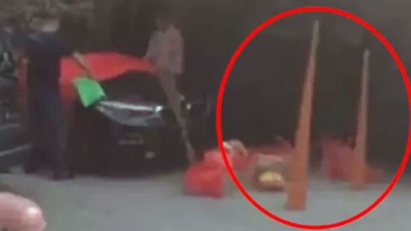 The Gods Were Not Pleased — BMW 5 Series Catches Fire Amidst Sacred Rituals