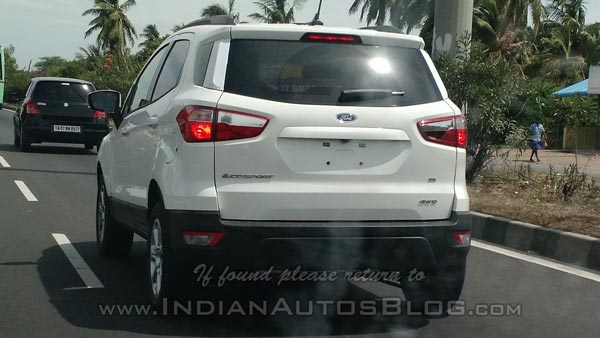 Ford EcoSport Four-Wheel-Drive Variant Spotted Testing In India