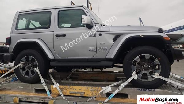 2018 Jeep Wrangler 3 & 5-Door SUV Spotted At Mumbai Airport