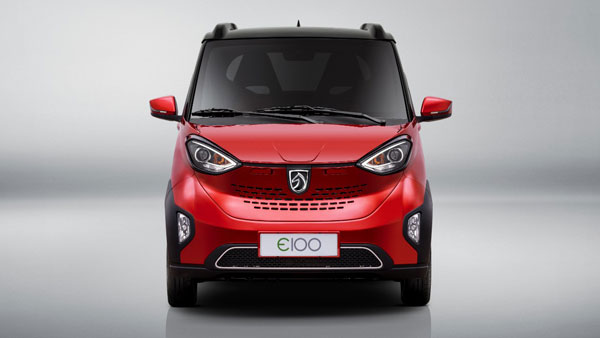 Baojun E100 Electric Car Spotted Testing In India