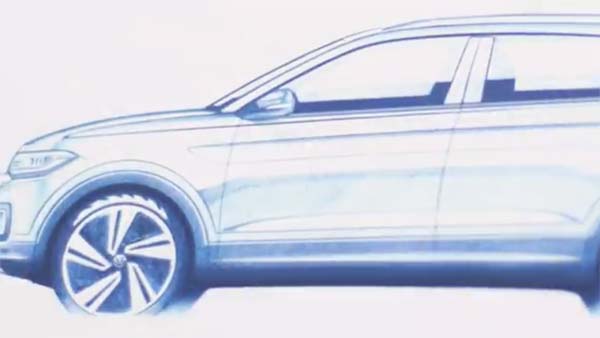 New Volkswagen T-Cross Compact-SUV Teased: Rivals The Hyundai Creta