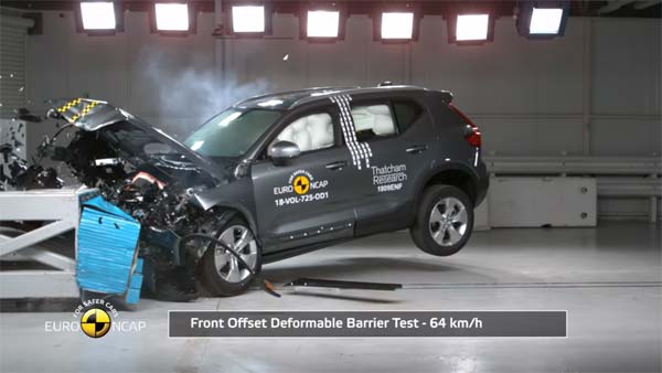 Volvo XC40 Euro NCAP Crash Test Results Revealed