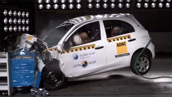 Nissan Micra Crash Test: NCAP Ratings & Video Nissan Micra Crash Test: NCAP Ratings & Video