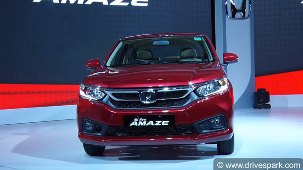 New Honda Amaze Crosses 30,000 Unit Sales In Three Months