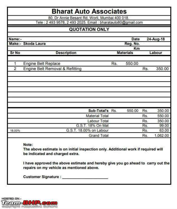 Skoda Dealership Asks Rs 1.68 Lakh For Engine Failure; Local Workshop Fixes It For Rs 1000