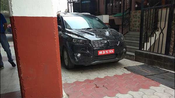 2018 Maruti Ertiga Facelift Spotted In India With Emission Testing Equipment