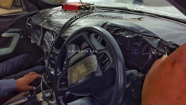 Tata Harrier Interior Spied - More details Revealed