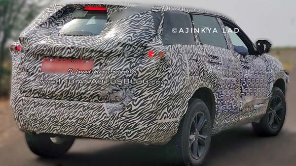 Tata Harrier SUV Spotted Again - Gets New Alloy Wheels And Bridgestone Tyres