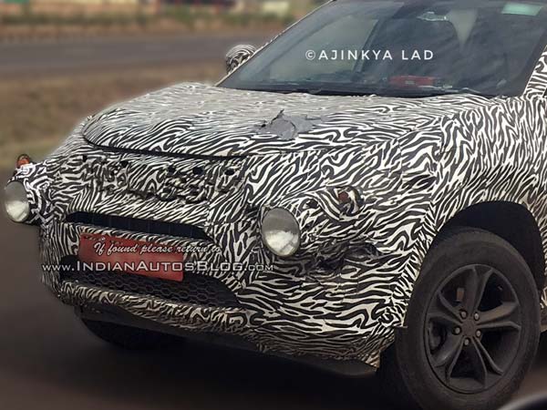 Tata Harrier SUV Spotted Again - Gets New Alloy Wheels And Bridgestone Tyres