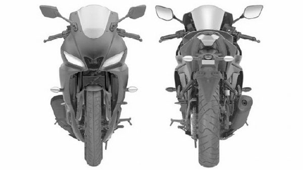 2019 Yamaha YZF-R3 Patent Images Leaked - Gets LED Headlights And USD Forks
