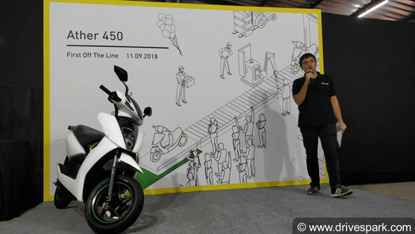 Ather 450 Electric Scooter Deliveries Begin In Bangalore