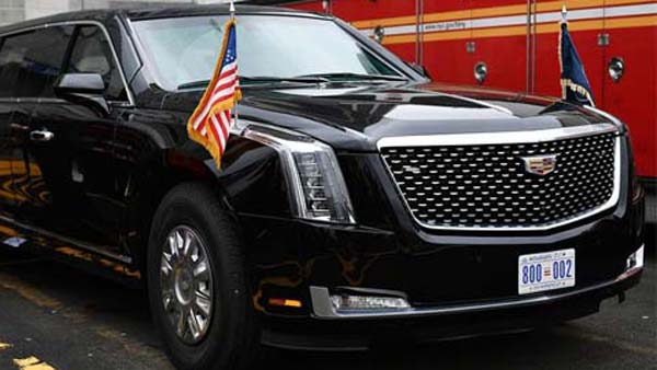 Donald Trump’s Cadillac Beast Makes Its First Public Appearance — Massive And Quite Literally A Beast!