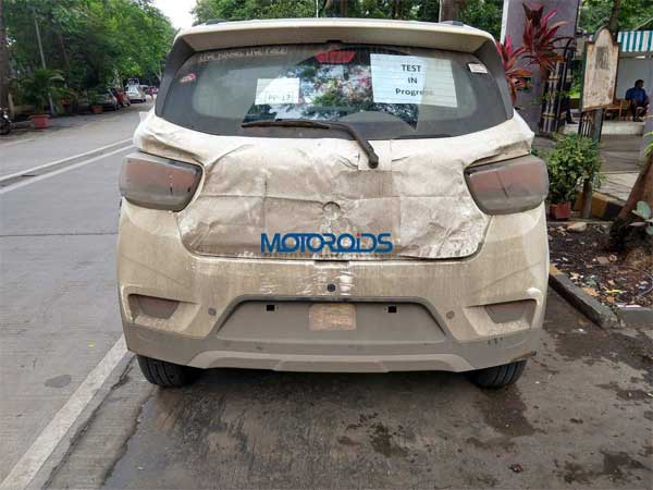 Mahindra KUV100 NXT AMT Variant Spotted Testing