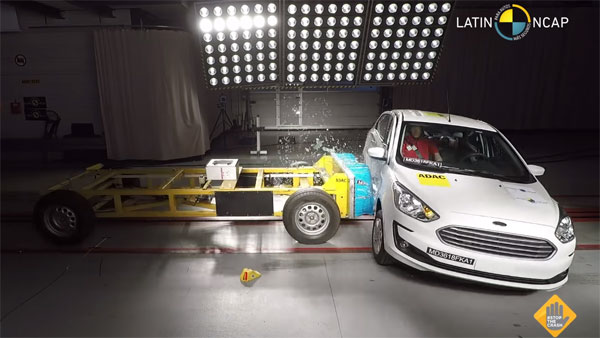 Ford Aspire Facelift Crash Test: Latin NCAP Ratings, Results And Video
