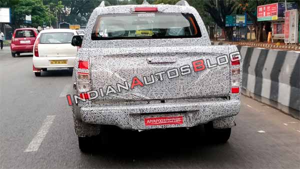 Isuzu D-Max Facelift Spotted Testing In India; Launch Expected In First-Half Of 2019