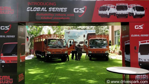 SML Isuzu Launches New Global Series Of Trucks In Bangalore