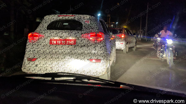 Mahindra S201 Compact SUV Spotted Testing