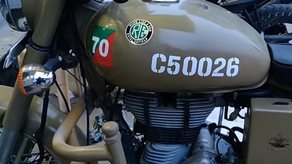 Royal Enfield Desert Storm-Pegasus Conversion Using Stickers Under Rs 1000