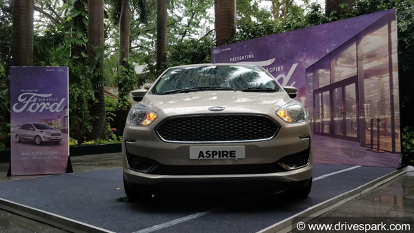 New Ford Aspire Launched In India At Rs 5.55 Lakh: Specifications, Features And Images