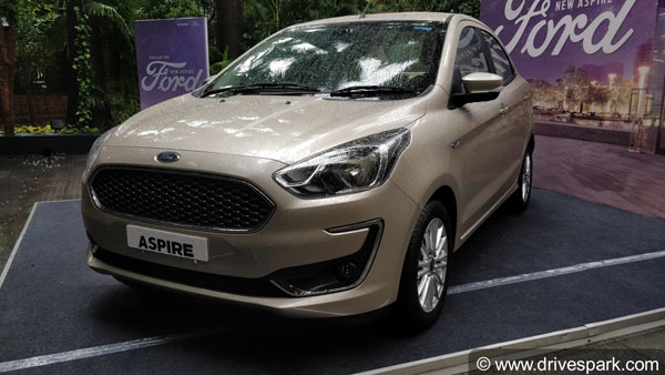 New Ford Aspire Launched In India At Rs 5.55 Lakh: Specifications, Features And Images