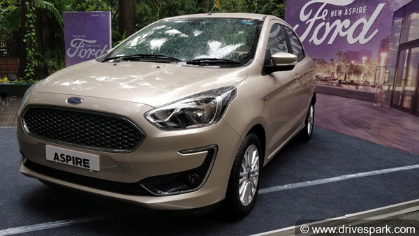New Ford Aspire Launched In India At Rs 5.55 Lakh: Specifications, Features And Images