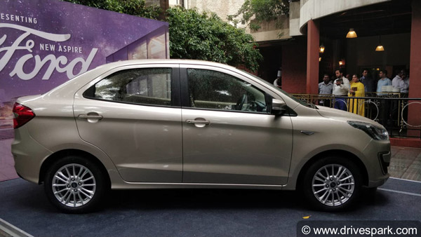 New Ford Aspire Launched In India At Rs 5.55 Lakh: Specifications, Features And Images