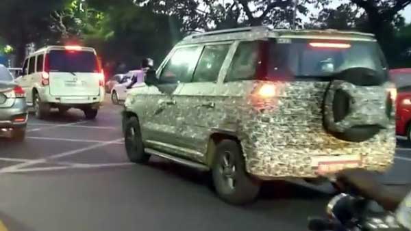 Mahindra TUV300 Facelift Spotted Testing In India – Gets Cosmetic Updates