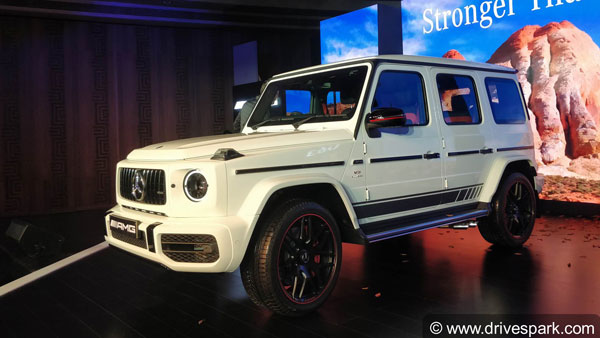 Mercedes-AMG G63 2018 Launched In India; Priced At 2.19 Crore