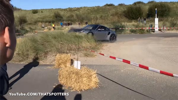 Porsche 911 GT3 RS (991) Ends Up In Some Nice Belgian Grass After Driver Misjudged A Corner