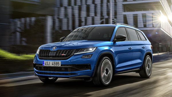 Skoda Kodiaq RS Revealed Ahead Of Paris Debut