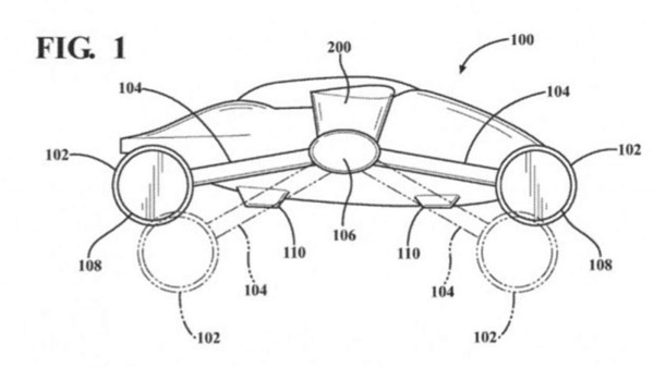 Toyota Files Patent For A “Dual-Mode Vehicle With Wheel Rotors” Or A Flying Car, In Simple Terms