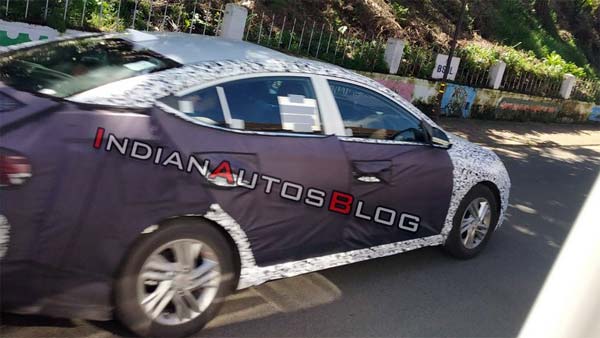 New Hyundai Elantra Spy Pics: Launch Expected In First Half Of 2019