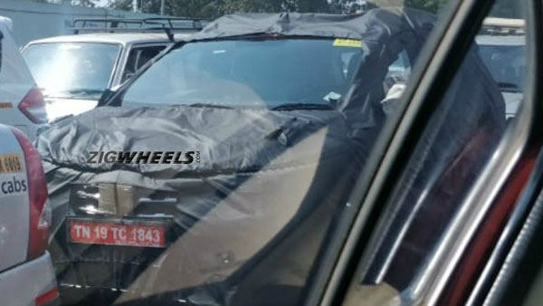 Renault Kwid MPV Spied Testing: To Rival The Datsun GO+