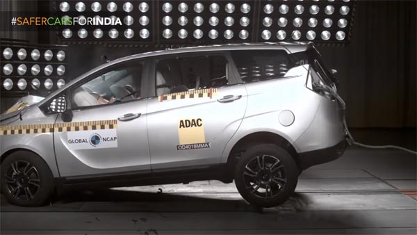 Mahindra Marazzo Crash Test: Global NCAP Ratings, Result & Video