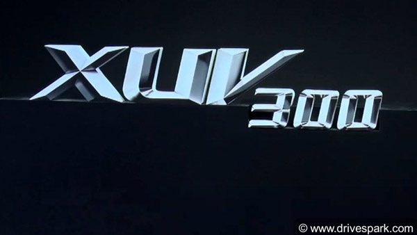 Mahindra XUV 300 Compact-SUV Now Official — Mahindra S201 To Launch In January 2019