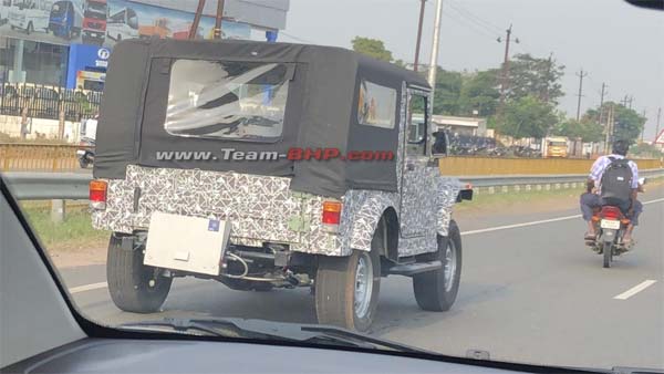 New Mahindra Thar Images (Spy Pics) Out Again — The Old Thar Looks Tiny In Front Of It!