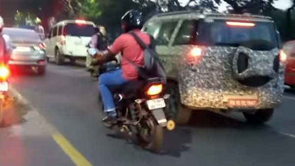 New Mahindra TUV 300 Facelift Spy Pics — Some ‘X’ Design Features Seen