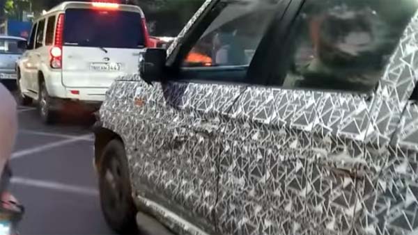 New Mahindra TUV 300 Facelift Spy Pics — Some ‘X’ Design Features Seen