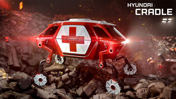 Hyundai Elevate: The Walking Car Concept From Hyundai Cradle