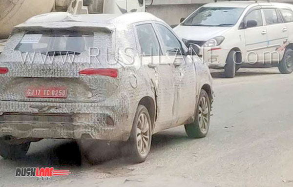 mg hector india spy images