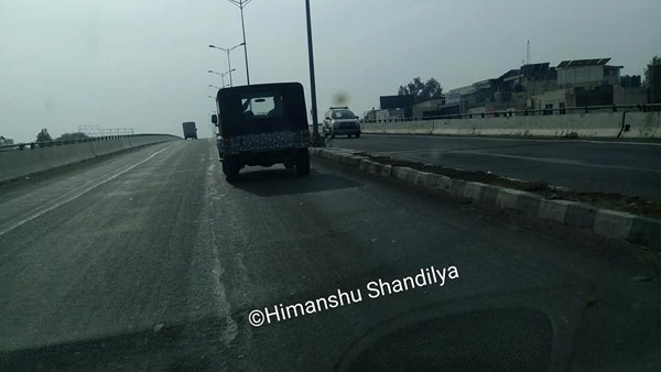 New Mahindra Thar Model: Spy Pics