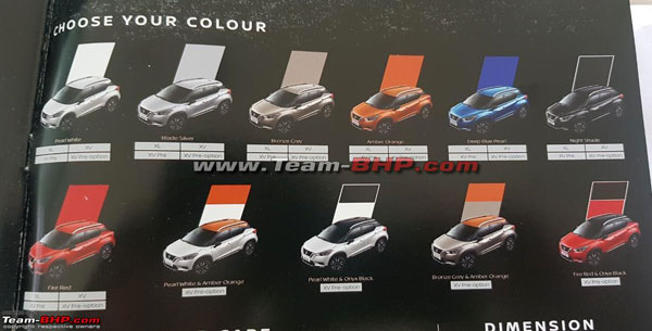 Nissan Kicks Brochure Leaked