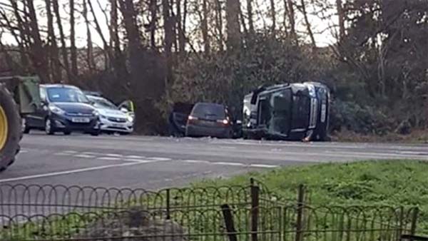 Prince Philip’s Land Rover Freelander 2 Flips Over In Car Accident; No Injuries Reported