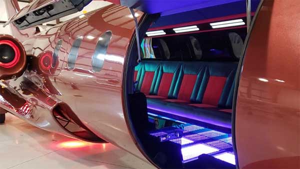 Learjet Limo Unveiled: Aircraft Turned Into Club