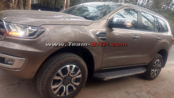 new ford endeavour facelift spy pics