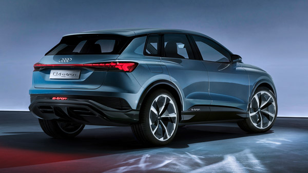 audi q4 e-tron concept rear profile