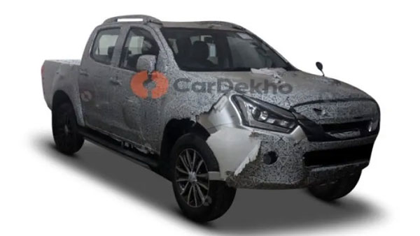 isuzu d-max v-cross facelift spy pics